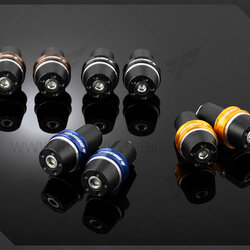 ตุ้มปลายแฮนด์ชุปเปอร์ลีนสีดำ (Black Superlene Head Bar End Caps (used with Bikers Handle Bar)) Bikers Honda Forza 300 (2013-2017)