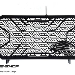 การ์ดหม้อน้ำ LEON สีดำ FOR YAMAHA R3