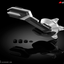 กันแคร้ง BIKERS สีเงิน FOR HONDA CB650F