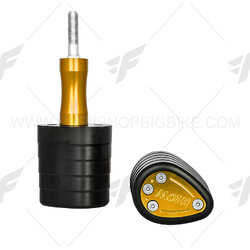 กันล้มกลาง MOTH ทรงหยดน้ำ สีทอง FOR KAWASAKI Z900