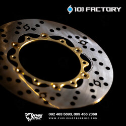 1O1 Factory - SSR-5H RT & SSR-6H RT steel Floating Brake Rotor (220mm) For Vespa GTS