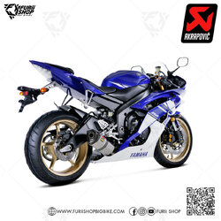 ท่อแต่ง Akrapovic Racing Titanium 1 รู Wsbk : for Yamaha R6 06-16
