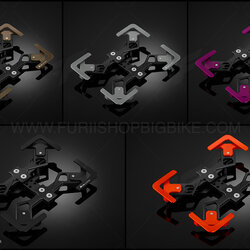 กรอบป้ายทะเบียน รุ่นพรีเมี่ยม (Premium Rear License Support) Kawasaki NINJA 650 (2017-2019)