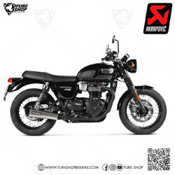 ท่อแต่ง Akrapovic Slip On : for Triumph T100 2017-2021 Bonneville