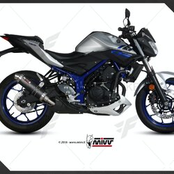 ท่อมอเตอร์ไซค์ MIVV GP CARBON FOR YAMAHA MT-03 2016+ ท่อแต่ง ท่อสูตร ท่อบิ๊กไบค์ ท่อBigbike ท่อไอเสีย