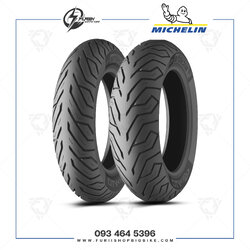 ยาง/ยางรถมอเตอร์ไซค์/ยางบิ๊กไบค์ MICHELIN CITY GRIP : 90/90-10 50J TL