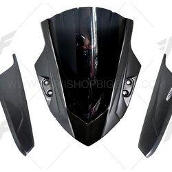ชิวหน้า MOTOZAAA FUJIN สีเทา FOR HONDA CBR650F