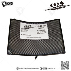 การ์ดหม้อน้ำ Cox Racing Radiator Guard (Black) : for Yamaha R1 2009-2014