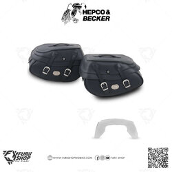 กระเป๋าข้าง HEPCO & BECKER : Saddlebag buffalo C-Bow Side Bag 35 Liters/Pair Black