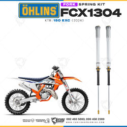 สปริงโช้คหน้า Ohlins FCX1304 For KTM 150 EXC 2024
