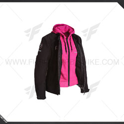 เสื้อแจ็คเก็ต Bering Lady Jaap Black/Fuchsia