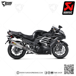 ท่อแต่ง Akrapovic Slip On Titanium : for Kawasaki Zx-14R 06-20