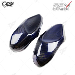 RPM Carbon Tank Covers Blue : for Yamaha XSR900 2015+