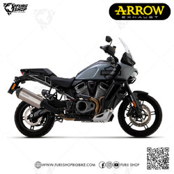 ท่อมอเตอร์ไซค์ Arrow Slip on Titanium-Carbon : for Harley-Davidson Pan America 1250 2020-2022