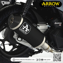 ท่อมอเตอร์ไซค์ Arrow Black : for Honda PCX 150 2018-2020
