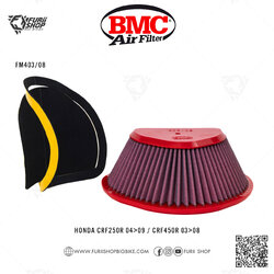 กรองอากาศ BMC HONDA CRF250R 04'-09' / CRF450R 03'-08'