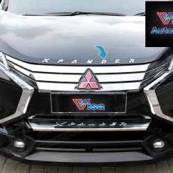 ตัวหนังสือ Xpander 3มิติ ตัวนูนฝากระโปรง (สีโครเมียม)