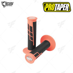 ปลอกแฮนด์ PROTAPER CLAMP ON 1/2 WAF NEON RED/BLACK