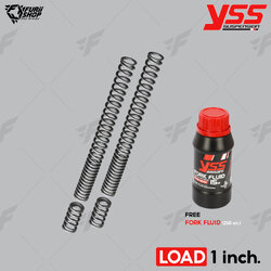 สปริงโช๊คหน้า YSS FORK SPORT KIT LOAD 1 inch. : FOR YAMAHA X-MAX 300 2017