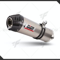 ท่อมอเตอร์ไซค์ MIVV OVAL TITANIUM WITH CARBON CAP FOR TRIUMPH TIGER 800 ท่อแต่ง ท่อสูตร ท่อบิ๊กไบค์ ท่อBigbike ท่อไอเสีย