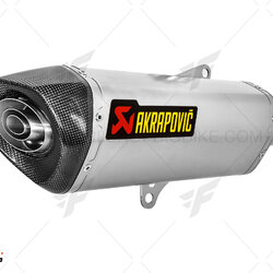 ท่อมอเตอร์ไซค์ AKRAPOVIC Slip on Titanium (New Shape) 1 รู For Honda Forza300ABS 2018-2019/ForzaABS 350 2020-2022