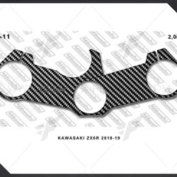 กันรอยการ์ดแผงคอ Woods Kawasaki ZX6R 2018-2019