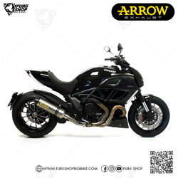 ท่อมอเตอร์ไซค์ Arrow Slip on Titanium : for Ducati Diavel 2011-2018
