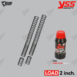 สปริงโช๊คหน้า YSS FORK SPORT KIT LOAD 2 inch. : FOR YAMAHA X-MAX 300 2017