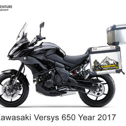 กล่องข้าง ปี๊บ 3 ใบ พร้อมแร็ค และเพลท K2 PRO 35L & 40L FOR KAWASAKI VERSYS650