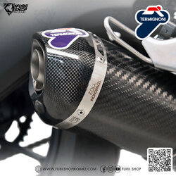 ท่อมอเตอร์ไซค์ Termignoni Carbon-Black : for Yamaha FZ09/MT09 2014-2019