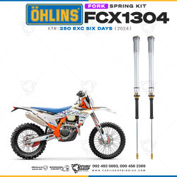 สปริงโช้คหน้า Ohlins FCX1304 For KTM 250 EXC Six days 2024