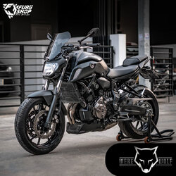 ชิลด์หน้า Were Wolf V-01 Smoke M530 : for Yamaha MT07 2018-2020