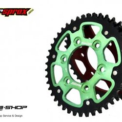 สเตอร์ SUPERSPROX สีเขียว 42T FOR KAWASAKI Z1000