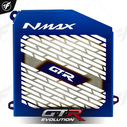 ตะแกรงหม้อน้ำ (สแตนเลสหนา 1.2 mm) GTR N-MAX NEW ปี2020 เงินไทเทเนี่ยม