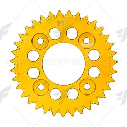 สเตอหลัง WORKTECH 35T สีทอง FOR HONDA MSX125