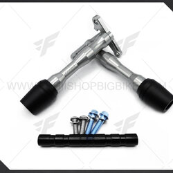 ชุดกันล้มกลาง GENMA รุ่น FKI-Y1028-07 FOR YAMAHA R15 สีเงิน