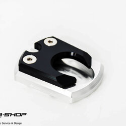 ตีนเป็ด Bikers สีดำ ( แผ่นรองขาตั้ง ) สำหรับ Kawasaki Honda CBR650f CB650f ER6N Ninja650 Ninja250 Ninja300 Z250 Z1000