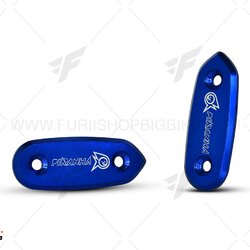 อุดกระจก PIRANHA สีน้ำเงิน FOR YAMAHA R15 2017