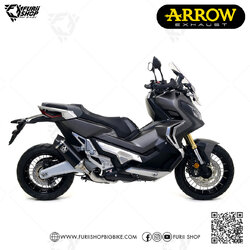 ท่อมอเตอร์ไซค์ Arrow Slip on Dark-Carbon Shorty : for HONDA XADV 750 2017-2020/All new 2021-2023