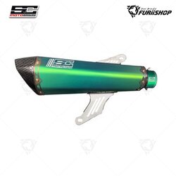 ท่อไอเสีย Slip-On SC MOTO รุ่น SE+ D/GJ-9 GREEN JEWELRY สีเขียวจิลเวลรี่