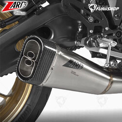 ท่อไอเสีย Slip-On Zard Shorty Steel-Carbon for Yamaha YZF-R7 2021-2024