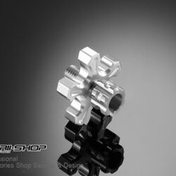 น็อตตั้งคลัช แสตนเลส STAINLESS CLUTCH CABLE ADJUSTER BIKERS FOR HONDA MSX เงิน