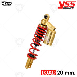 โช๊คหลังแต่ง YSS G-SERIES Gold Edition Smooth LOAD 20 mm. (OC302-320T-11-853M) : for Honda Click 160 '22