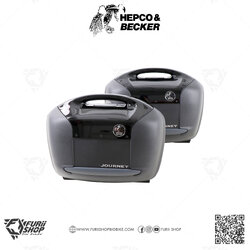 กล่องข้าง HEPCO & BECKER : Journey Side Case 42L. Black