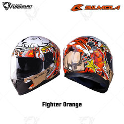 หมวกกันน็อค BILMOLA : DEFENDER FIGHTER ORANGE