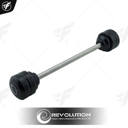 แกนล้อหน้ากันล้ม REVOLUTION V2 FORZA300 NEW 2018 ดำ