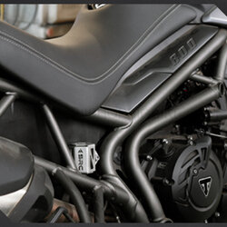 ฝาครอบกระปุกเบรค SRC สีเงิน Triumph Tiger 800