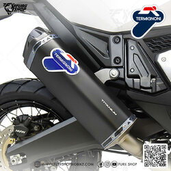 ท่อมอเตอร์ไซค์ Termignoni Slip on Black : for Honda XADV 2017-2018