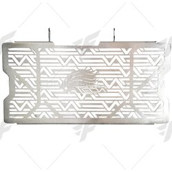 การ์ดหม้อน้ำ LEON สีเงิน FOR HONDA CB150R