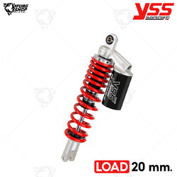 โช๊คหลังแต่ง YSS G-SERIES Gold Edition Smooth LOAD 20 mm. (OC302-320T-11-858) : for Honda Click 160 '22